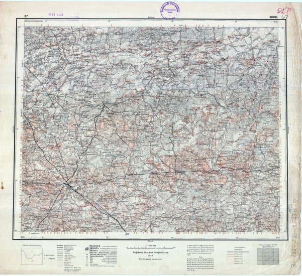 mapa operacyjna Polski 1_300 000 - 67_KOWEL_ark_ewidenc_1933.jpg