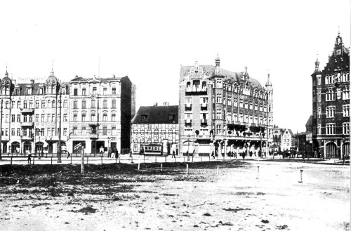 zdjęcia starego Gdańska - Wały Jagiellońskie, róg Huciska, 1900.jpg