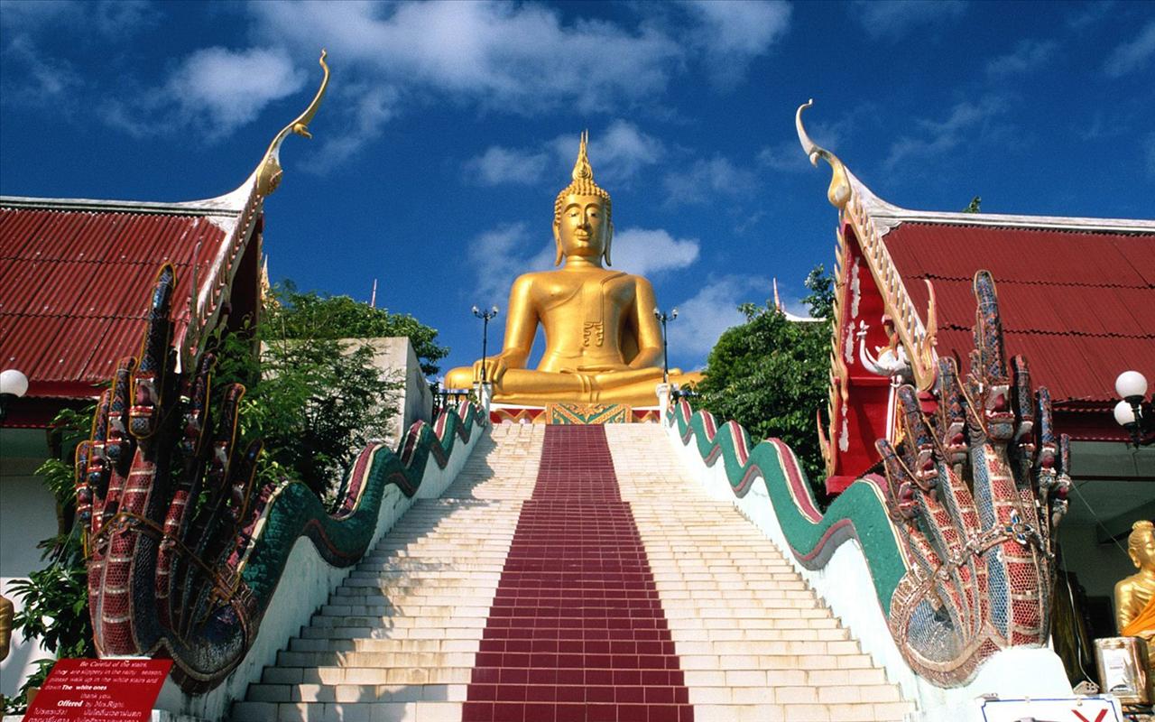 TAPETY ZNANE MIEJSCA ŚWIATA - The Big Buddha Koh Samui Samui Island Thailand.jpg
