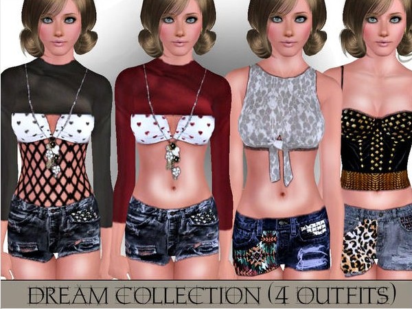 Pełne stroje - Dream Collection 4 Outfits.jpg