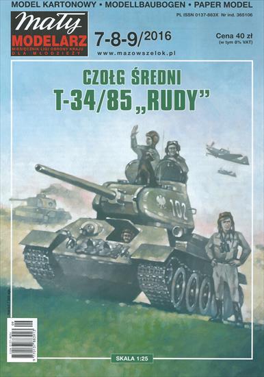  2016 - Mały Modelarz 2016-7-8-9 T-34-85 Rudy.jpg