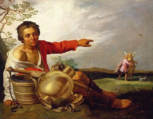 POP-ANIOŁY - Dutch-Early-Baroque-Painter-Abraham-Bloemaert-Shepherd...erd-Boy-Pointing-at-Tobias-and-the-Angel-Oil-Painting.jpg