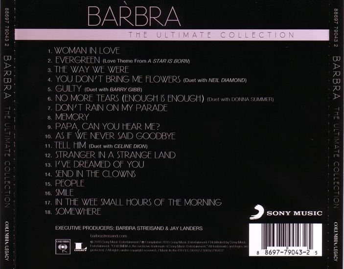 Barbra Streisand -2010- The Ultimate Collection - back.jpg