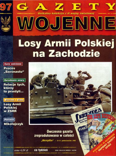 Gazety Wojenne - 097. Losy Armii Polskiej na Zachodzie okładka.jpg