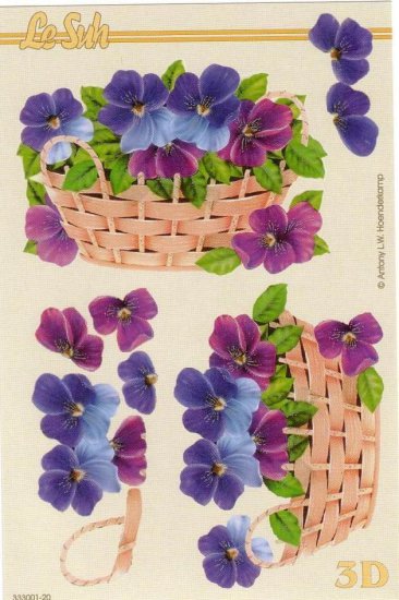 Wzory kwiatowe do decoupage - CESTA FLORIDA 3D.jpg