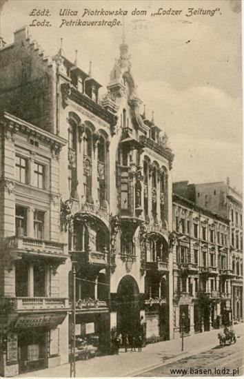 archiwa fotografia miasta polskie Łódź - ul. Piotrkowska 105.JPG