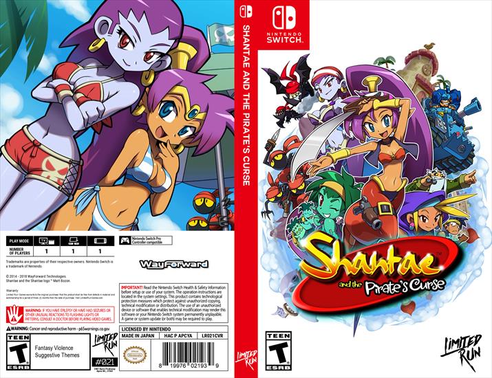  Cover Nintendo Switch - Shantae and the Pirates Curse Nintendo Switch - Cover.png
