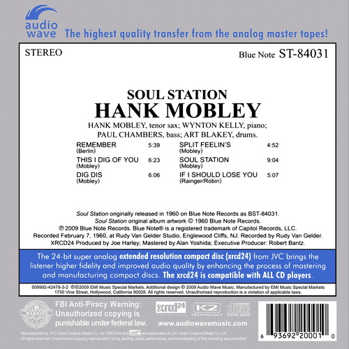 Hank Mobley - Soul Station 1960, XRCD - back.jpg