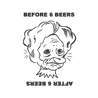sextoon - sextoon - before and after six beers - bw - animated.gif