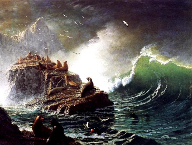 Albert Bierstadt - Bierstadt_Albert_Seals_on_the_Rocks_Farallon_Islands.jpg