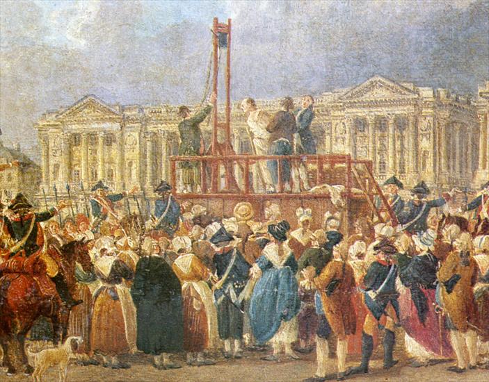 Iconographie De La ... - 1793 05 10 au 1794 06 13 Guilotine dressee sur la place de la Revolution par P.A. Demachy.jpg