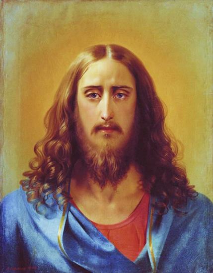 Pan Jezus - sergei-zaryanko-christ-the-saviour-1864.jpg