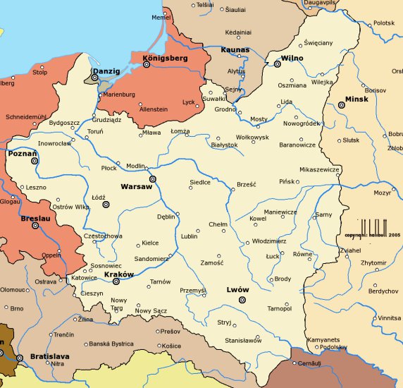 -Historyczne mapy Polski - 1918-1939 - II Rzeczpospolita.png